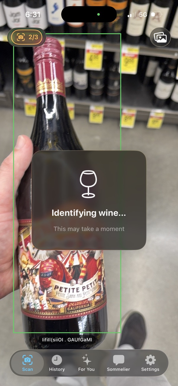 Searching critic ratings for the wine